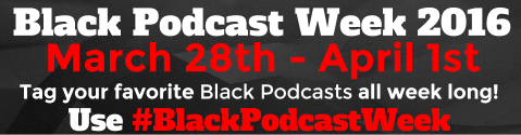 BlackPodcastWeek Logo
